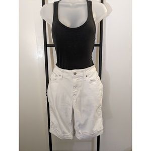DKNY Jeans Capri Pants - White, Size: 10